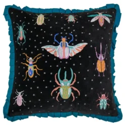 Darkling Beetles Frilled Square Cushion 22 Darkling Beetles Frilled Square Cushion -EGLO Shop 30942796 alt01