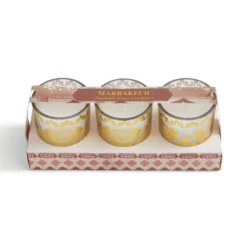 Set Of 3 Marrakech Moroccan Red Cinnamon Votive Candles 5 Set Of 3 Marrakech Moroccan Red Cinnamon Votive Candles -EGLO Shop 30944945 alt02