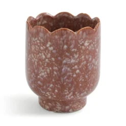 Scalloped Ceramic Plant Pot -EGLO Shop 30945043 alt02