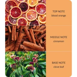 Heart And Home Bamboo Large Orange Zest & Clove Oil Jar Candle -EGLO Shop 30945377 alt02