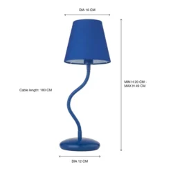 Boogi Metal Adjustable Table Lamp -EGLO Shop 30948845 alt08