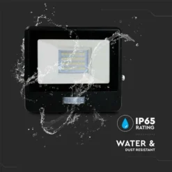 V-TAC 20W LED Floodlight Outdoor PIR Sensor Wall Light -EGLO Shop 30957276 alt06