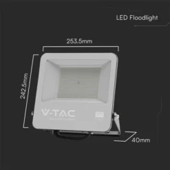 V-TAC 100W LED Floodlight Outdoor Wall Light -EGLO Shop 30957293 alt06