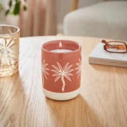 Golden Sand Palm Tree Candle