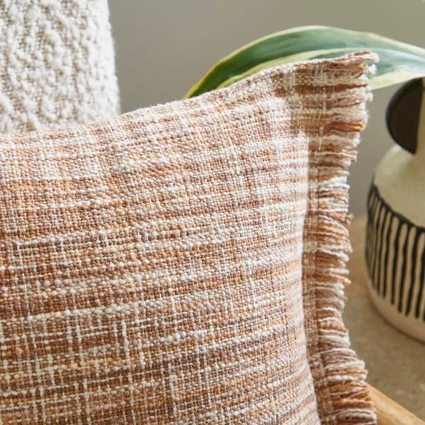 Tonal Fringe Weave Square Cushion 2 Tonal Fringe Weave Square Cushion - Image 2