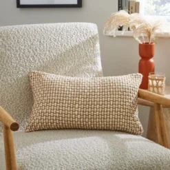 Jute Natural Rectangle Cushion