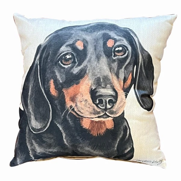 Daro Dachshund Square Cushion 2 Daro Dachshund Square Cushion - Image 2
