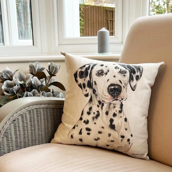 Daro Dalmatian Square Cushion 1 Daro Dalmatian Square Cushion