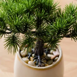 Artificial Bonsai Tree In Ceramic Plant Pot -EGLO Shop 30965279 alt02