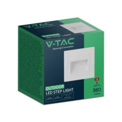 Set Of 4 V-TAC 5W LED Square Step Lights -EGLO Shop 30965951 alt07