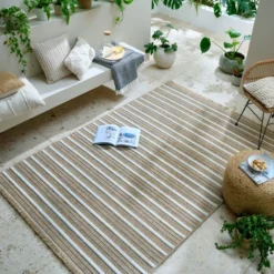 Kylo Striped Indoor Outdoor Rug -EGLO Shop 30966899