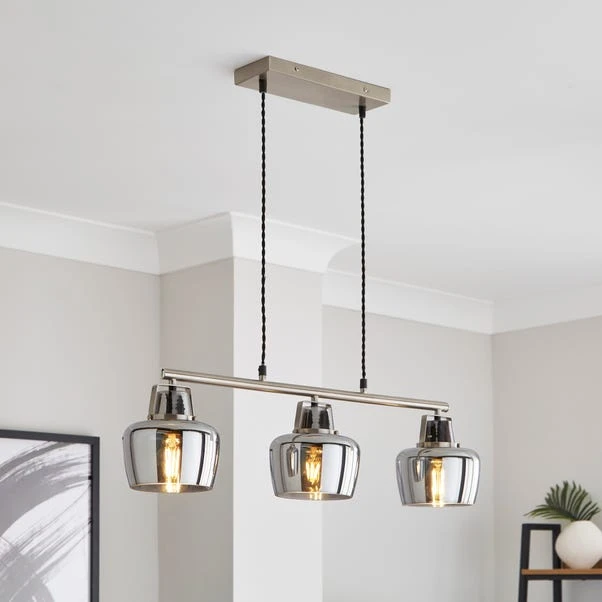 Auburn Modern 3 Light Adjustable Diner Ceiling Light 1 Auburn Modern 3 Light Adjustable Diner Ceiling Light