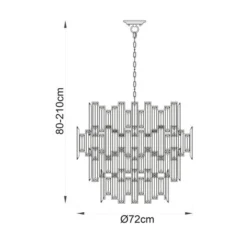 Return - Vogue Dante 15 Light Chandelier -EGLO Shop 30968916 alt05