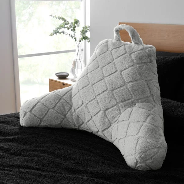 Catherine Lansfield Cosy Diamond High Back Cuddle Cushion 1 Catherine Lansfield Cosy Diamond High Back Cuddle Cushion