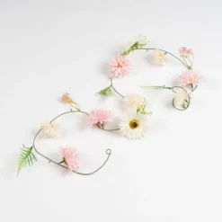 Set Of 6 Artificial Gerbera & Dahlia Droplet Garlands 11 Set Of 6 Artificial Gerbera & Dahlia Droplet Garlands -EGLO Shop 30975080 alt02