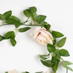 Artificial Rose & Bud Garland -EGLO Shop 30975087 alt01