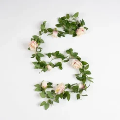 Artificial Rose & Bud Garland -EGLO Shop 30975087 alt02