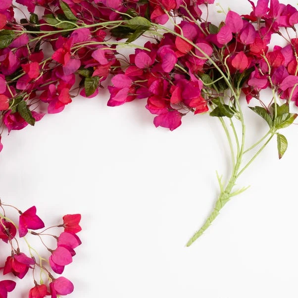 Artificial Pink Bougainvillea Waterfall Garland 2 Artificial Pink Bougainvillea Waterfall Garland - Image 2