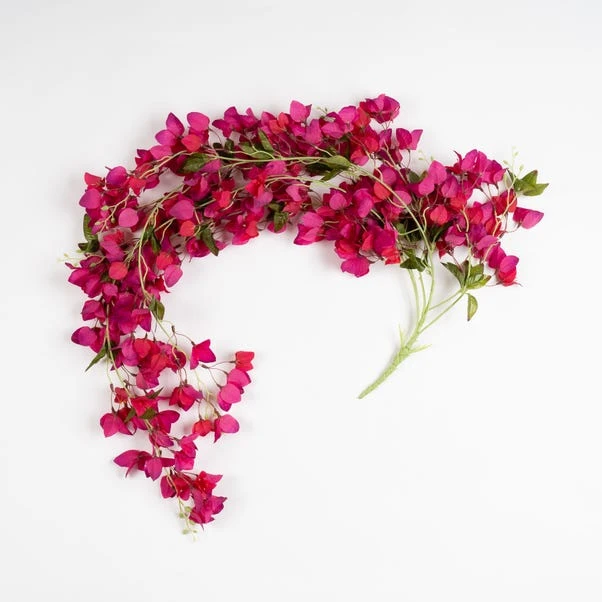 Artificial Pink Bougainvillea Waterfall Garland 3 Artificial Pink Bougainvillea Waterfall Garland - Image 3