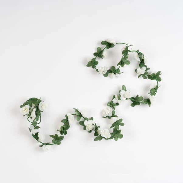 Set Of 6 Artificial Mini Rose Garlands 3 Set Of 6 Artificial Mini Rose Garlands - Image 3