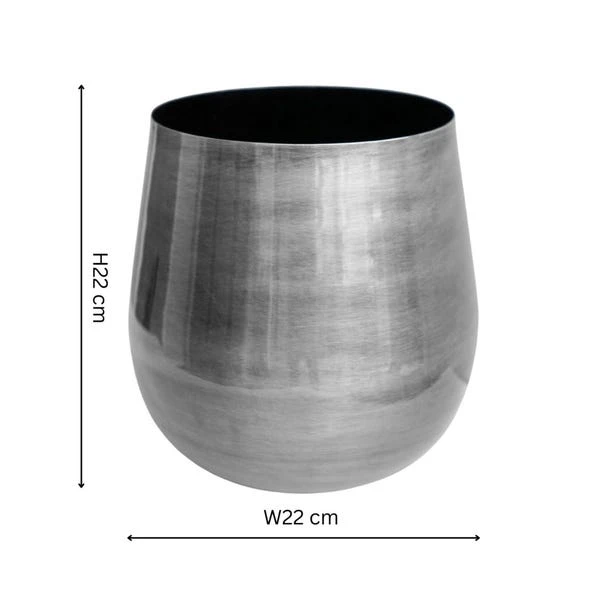 Antique Bell Bottomed Iron Plant Pot 5 Antique Bell Bottomed Iron Plant Pot - Image 5