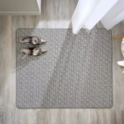 Marvel Boucle Greek Key Washable Doormat -EGLO Shop 30977254