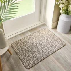 Marvel Boucle Grid Washable Doormat -EGLO Shop 30977271