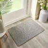 Marvel Boucle Greek Key Washable Doormat
