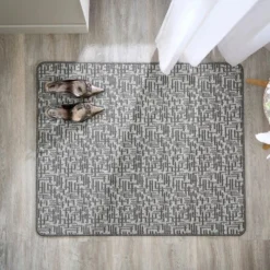 Marvel Boucle Grid Washable Doormat