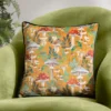 Wylder Wild Garden Mushroom Square Cushion Cover