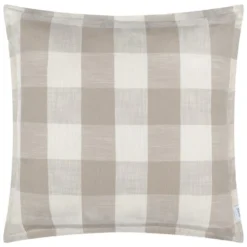 Yard Chesil Check Outdoor Cotton Square Cushion Cover -EGLO Shop 30978719 alt01