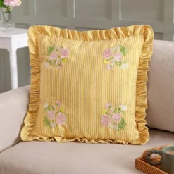 Wylder Martha Ruffle Square Cushion Cover