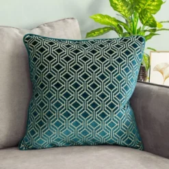 Paoletti Avenue Square Cushion Cover