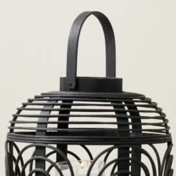 Bamboo And Glass Lantern 26 Bamboo And Glass Lantern -EGLO Shop 30983133 alt03