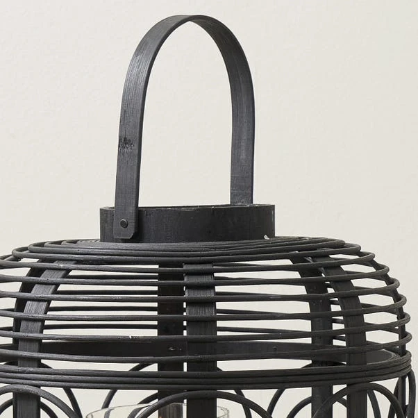 Bamboo And Glass Lantern 3 Bamboo And Glass Lantern - Image 3