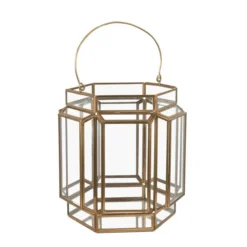 Brass Wide Hexagon Lantern -EGLO Shop 30983188 alt03