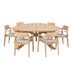 Pacific Lifestyle Reuleaux Salita Outdoor 6 Seater Dining Set 11 Pacific Lifestyle Reuleaux Salita Outdoor 6 Seater Dining Set -EGLO Shop 30984328 alt05