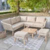 Pacific Lifestyle Cabon Outdoor Corner Seating Set