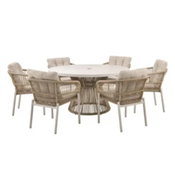 Pacific Lifestyle Martic Outdoor 6 Seater Dining Set -EGLO Shop 30984366 alt05