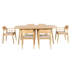 Pacific Lifestyle Salita Outdoor 6 Seater Dining Set -EGLO Shop 30984373 alt04