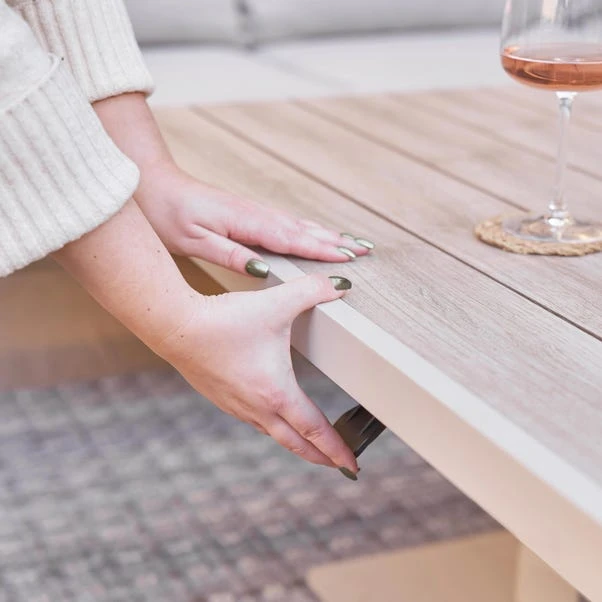 Pacific Lifestyle Aruba Outdoor Corner Seating Set With Adjustable Table 4 Pacific Lifestyle Aruba Outdoor Corner Seating Set With Adjustable Table - Image 4