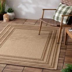 Yard Camber Jute Effect Indoor Outdoor Rug