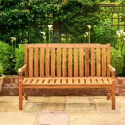 Beeley Medium Outdoor Bench -EGLO Shop 30987767 alt05