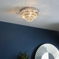 Return - Vogue Motown 4 Light Jewel Flush Ceiling Light
